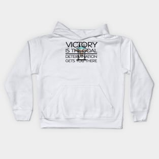 Diving Victory Slogan Kids Hoodie